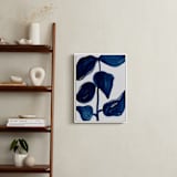 "Indigo Plant" - Art Print in Indigo Blue by flvx studio - In a Room