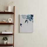 "Blue Garden Diptych II" - Art Print in Royal Blue by Caryn Owen - In a Room