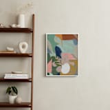"Birthday Bouquet I" - Art Print in Peach Paradise by cyrille gulassa - In a Room