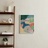 "Interlude II" - Art Print in Apricot by Lindsay Megahed - In a Room