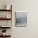 "Echo of a Memory 1" - Art Print in Sage Green by Rebecca King - In a Room