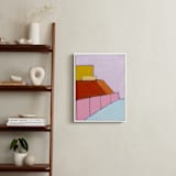 "ocean view" - Art Print in Guava by Karyn Denten - In a Room