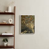 "Here Comes the Sun" - Art Print in Forest Green by Ashley Armistead - In a Room