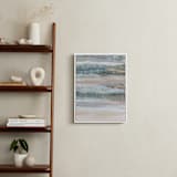 "Glowing Frost I" - Art Print in Dove Grey by Lara Eckerman - In a Room