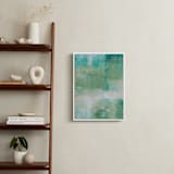 "Go with the Flow I" - Art Print in Celadon by Courtney Crane - In a Room