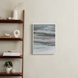 "Glowing Frost II" - Art Print in Dove Grey by Lara Eckerman - In a Room