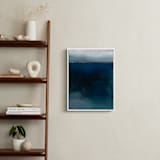 "Deep Down" - Art Print in Deep Blue by AlisonJerry - In a Room