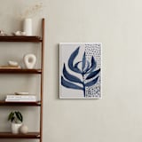 "Asymmetric balanced flower" - Art Print in Indigo AF by Bethania Lima - In a Room