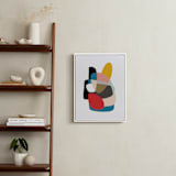 "Up Down and Back Around" - Art Print in Cerulean by Christina Flowers - In a Room