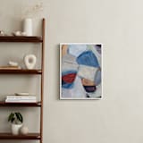 "Gather Round" - Art Print in Lagoon by Mary Gaspar - In a Room