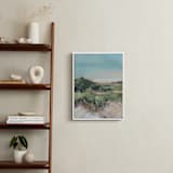 "Sunset on the Dunes 1" - Art Print in Misty Blue by AlisonJerry - In a Room