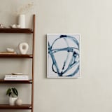 "Indigo Plant Cell" - Art Print in Indigo Blue by Mary Gaspar - In a Room