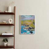 "Out To Sea" - Art Print in Deep Aqua by Jess Franks - In a Room