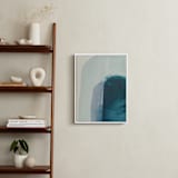 "passage 2" - Art Print in agate blue by Nell Waters Bernegger - In a Room
