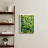 "Green forest" - Art Print in Apple green by Alexandra Dzh - In a Room