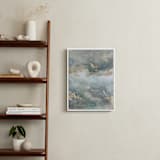 "Luminous Smoke No. 2" - Art Print in Sage & Gold by Julia Contacessi - In a Room