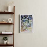 "freckle topography" - Art Print in Steel Blue by Kelly Place - In a Room