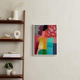 "Bloom" - Art Print in Coral by Poppy Dodge - In a Room
