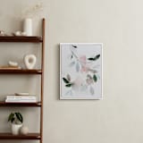 "Journeying" - Art Print in Coral by Stephanie Ryan - In a Room