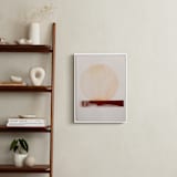 "Stoic 012" - Art Print in Sunrise Umber by jinseikou - In a Room