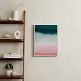 "Pink Tide" - Art Print in Pink sand by A Real Peach Studio - In a Room