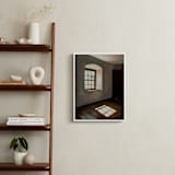 "Light and Reflection" - Art Print in Shadow Grey by Robert Deem - In a Room