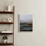 "Tranquil Pools" - Art Print in Aqua by Melissa Marquardt - In a Room