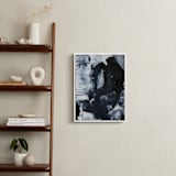 "Stormy Seas 03" - Art Print in Navy Blue by Sara Kraus - In a Room