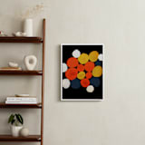 "Unity" - Art Print in Spice orange by Deborah Velasquez - In a Room