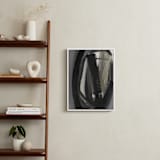 "Olive" - Art Print in Grey by Angela Simeone - In a Room