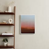 "Liquid Sunset I" - Art Print in Rust by Cass Imagines - In a Room