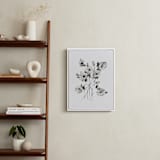 "Greyscale Poppies" - Art Print in greyscale by Shannon Kirsten - In a Room