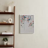 "Cascade" - Art Print in Coral by Sonal Nathwani - In a Room