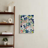 "Summer Rising" - Art Print in Slate Blue by Nancy Ramirez - In a Room