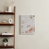 "Whispered 1" - Art Print in coral by Melanie Severin - In a Room
