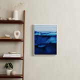 "Midnight Canyon" - Art Print in Midnight Blue by Rebecca Rueth - In a Room