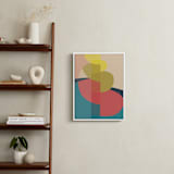 "The Climb" - Art Print in Coral by Christina Flowers - In a Room