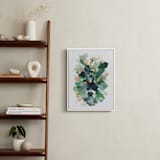 "Emerald Gems" - Art Print in Emerald Green by Yao Cheng Design - In a Room