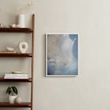 "Undertow" - Art Print in Gray Blue by Julia Contacessi - In a Room