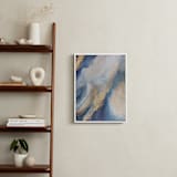 "Dancing at Dawn" - Art Print in Soft Blue by Julia Contacessi - In a Room