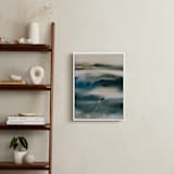 "Blue Embrace / Sky over Ocean" - Art Print in Moonlight Blue by Marta Spendowska - In a Room