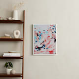"Grapefruity Too" - Art Print in Coral by Katie Craig - In a Room