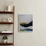 "Elemental layers" - Art Print in Olive by Melanie Severin - In a Room