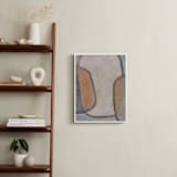 "calm distress" - Art Print in beachy grey by Kate Cawood - In a Room