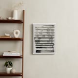 "Abstract Watercolor 90" - Art Print in Black by Ekaterina Romanova - In a Room