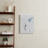 "heron's nest" - Art Print in Heron Blue by Annie Moran - In a Room