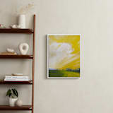 "Western Dawn" - Art Print in Cadmium Yellow by Stephanie Goos Johnson - In a Room