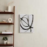 "Plant Cell 6" - Art Print in Charcoal by Mary Gaspar - In a Room