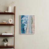 "Pacific Coast Highway" - Art Print in Pacific Teal by Denise Wong - In a Room