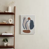 "Tracks No. 3" - Art Print in Indigo by Kara Schlabaugh - In a Room